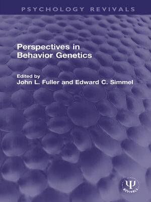 cover image of Perspectives in Behavior Genetics
